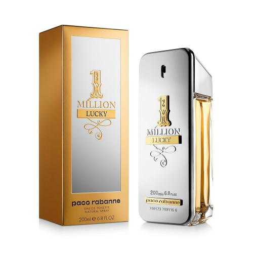 Paco Rabanne 1 Million Lucky Eau de Toilette 6.7 oz fragrance bottle