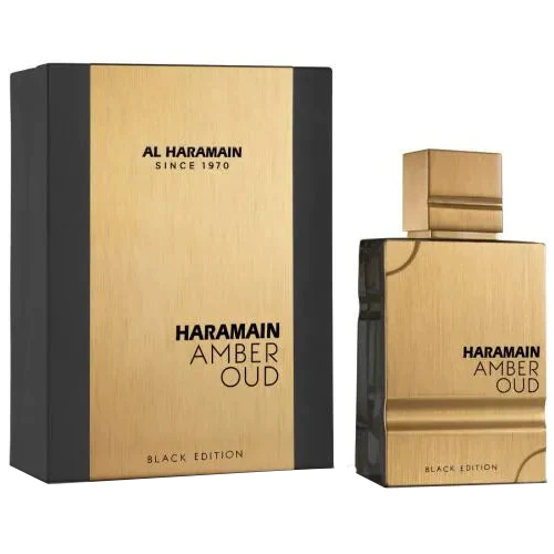 Al Haramain Amber Oud Black Edition Eau de Parfum 2.0 oz fragrance bottle
