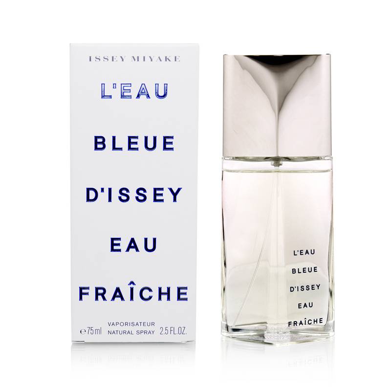 Issey Miyake L'Eau Bleue d'Issey Eau Fraîche Eau de Toilette 2.5 oz fragrance bottle