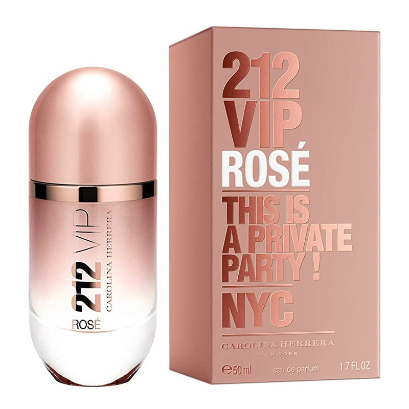 Carolina Herrera 212 VIP Rosé Eau de Parfum 1.7 oz fragrance bottle