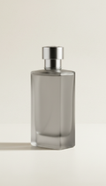 Extrait de parfum with misted silver finish