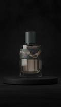 Eau de parfum glass bottle