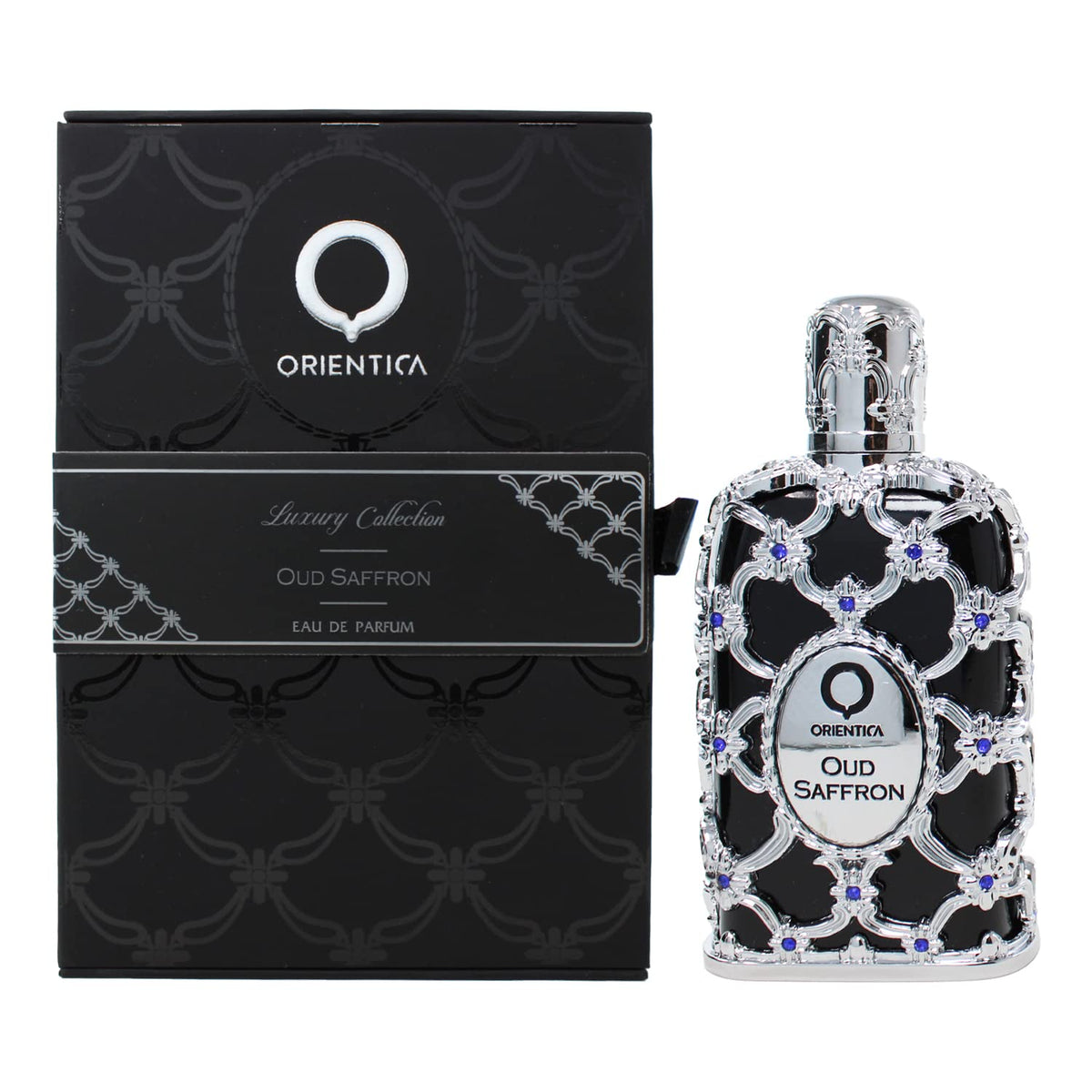 Orientica Oud Saffron Eau de Parfum 5.0 oz fragrance bottle