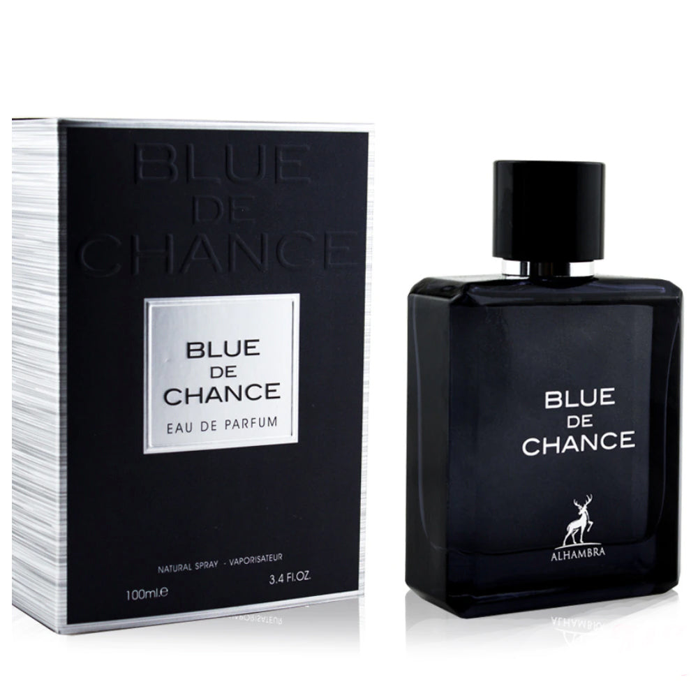 Maison Alhambra Blue De Chance Eau de Parfum 3.4 oz fragrance bottle