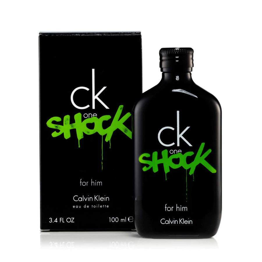 Calvin Klein CK One Shock for Him Eau de Toilette 3.4 oz fragrance bottle