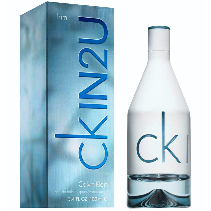Calvin Klein CK IN2U for Him Eau de Toilette 3.4 oz fragrance bottle