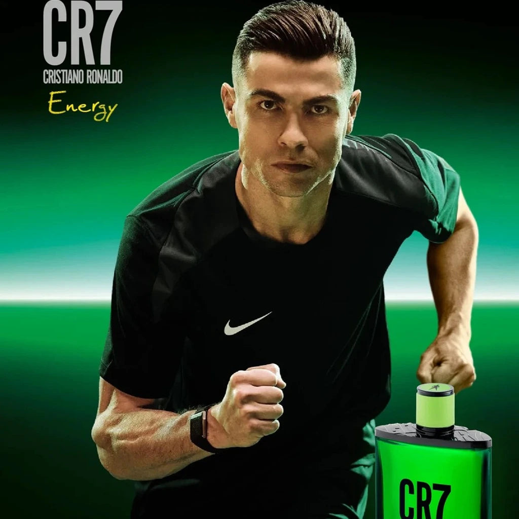 Cristiano Ronaldo CR7 Energy Eau de Toilette 3.4 oz fragrance bottle