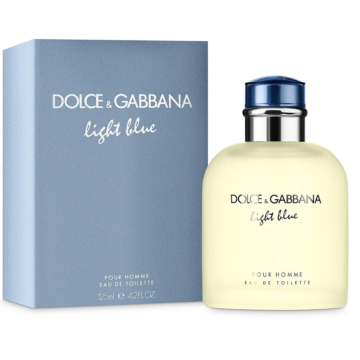 Dolce & Gabbana Light Blue Pour Homme Eau de Toilette 4.2 oz fragrance bottle