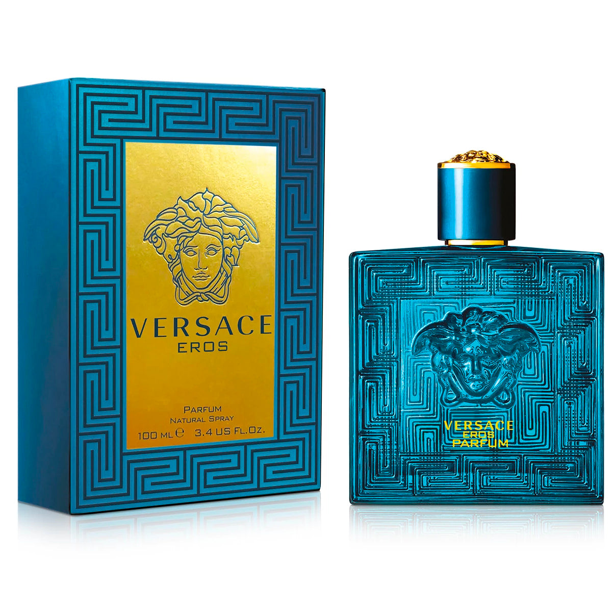 Versace Eros Parfum 3.4 oz fragrance bottle