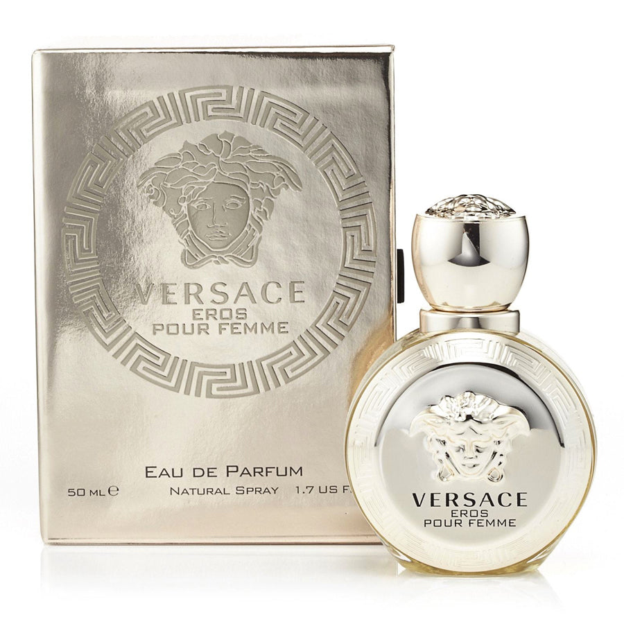 Versace Eros Pour Femme Eau de Parfum 1.7 oz fragrance bottle