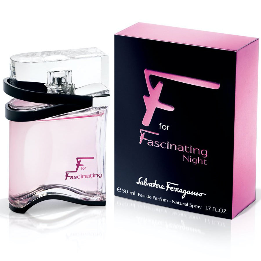 Salvatore Ferragamo F for Fascinating Night Eau de Parfum 1.7 oz fragrance bottle