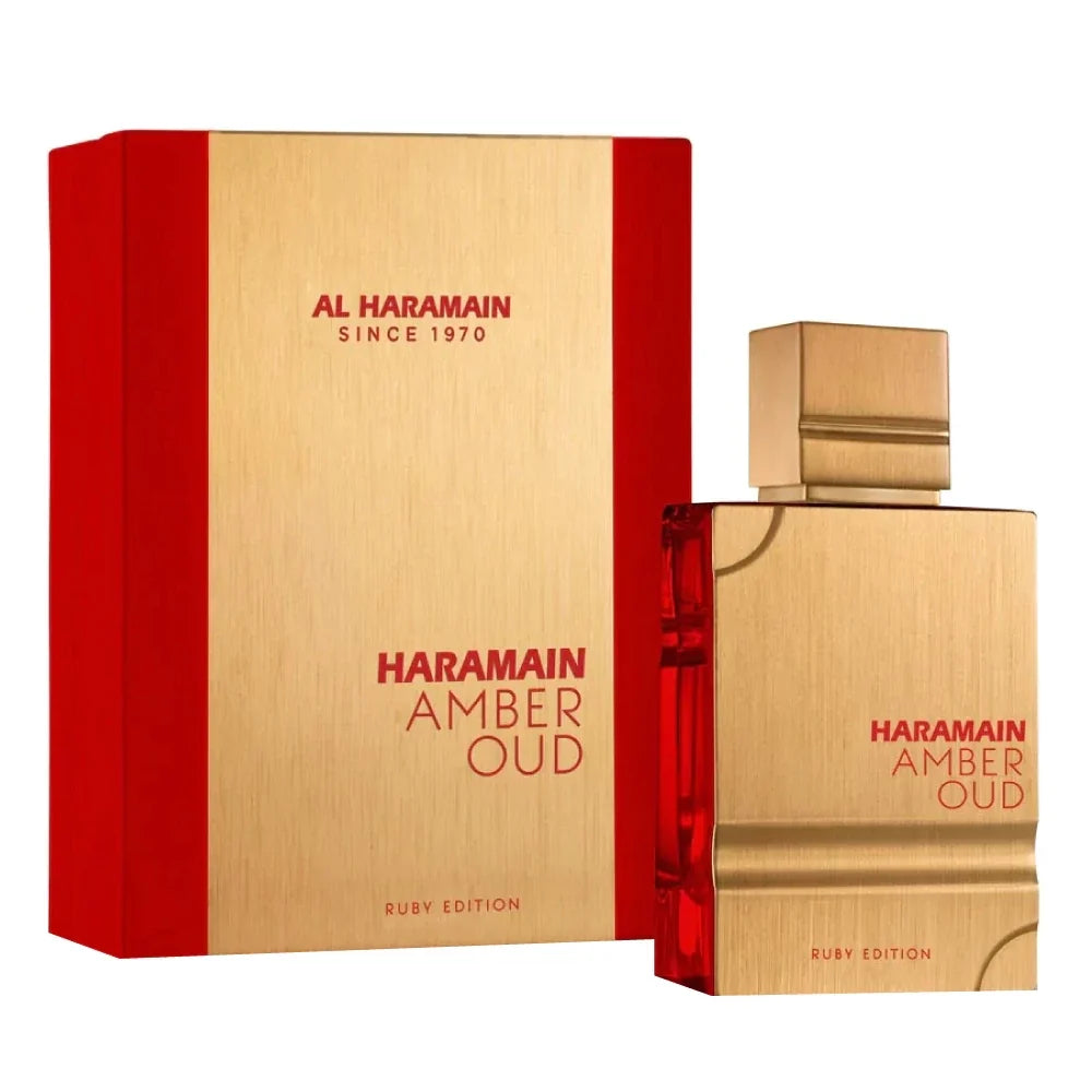 Al Haramain Amber Oud Ruby Edition Eau de Parfum 3.3 oz fragrance bottle