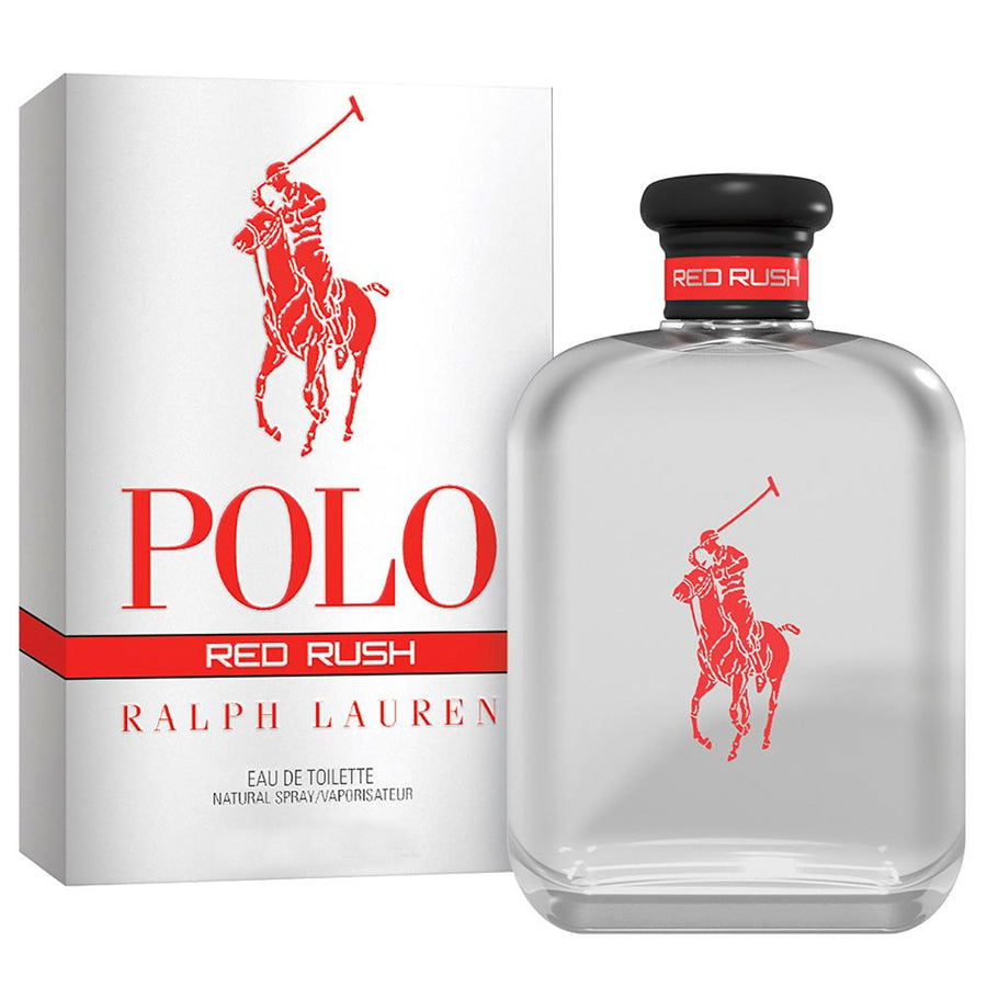 Ralph Lauren Polo Red Rush Eau de Toilette 6.7 oz fragrance bottle