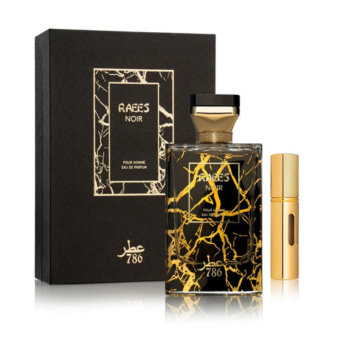 786 Parfum Dubai Raees Noir Eau de Parfum 3.4 oz fragrance bottle