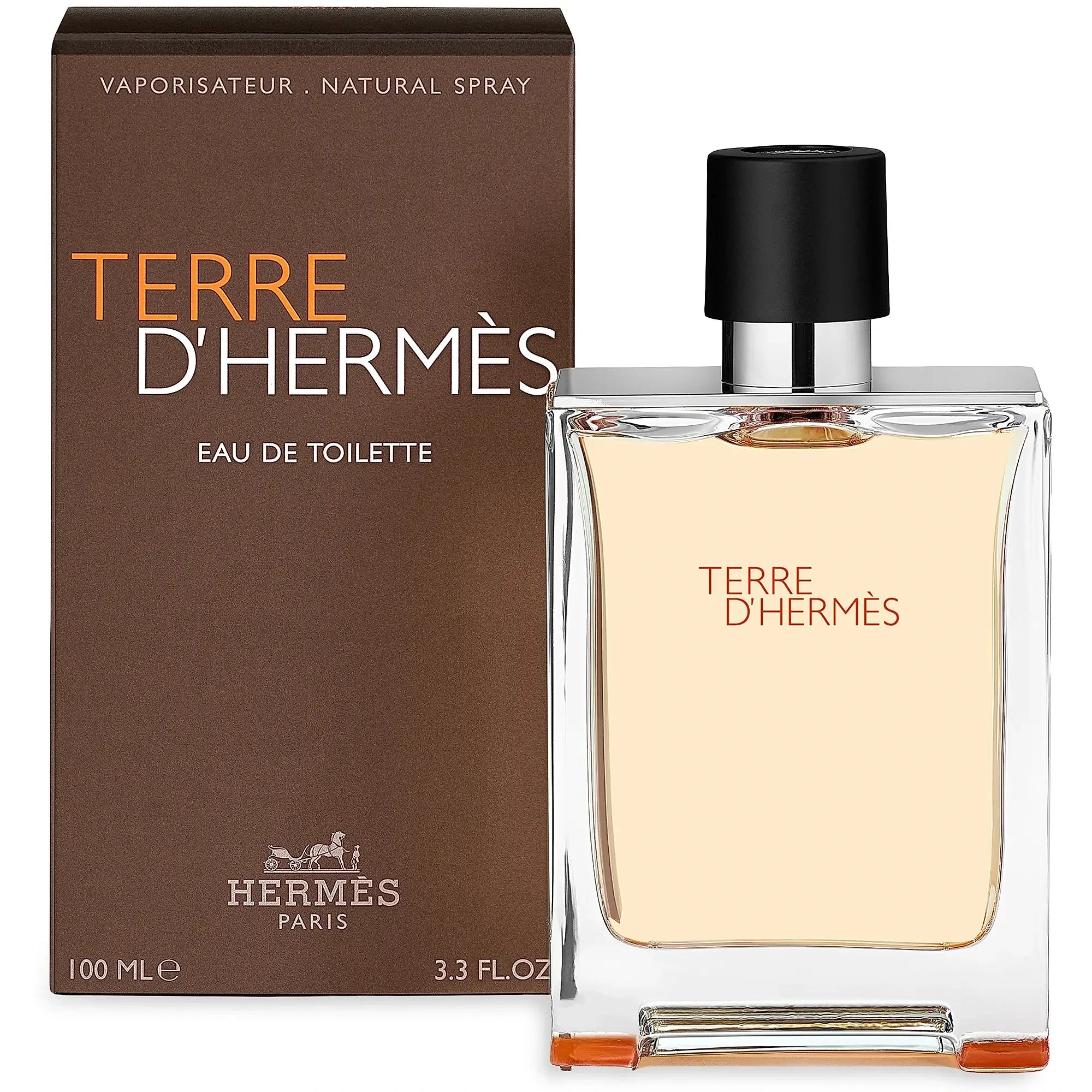 Hermès Terre d'Hermès Eau de Toilette 3.3 oz fragrance bottle
