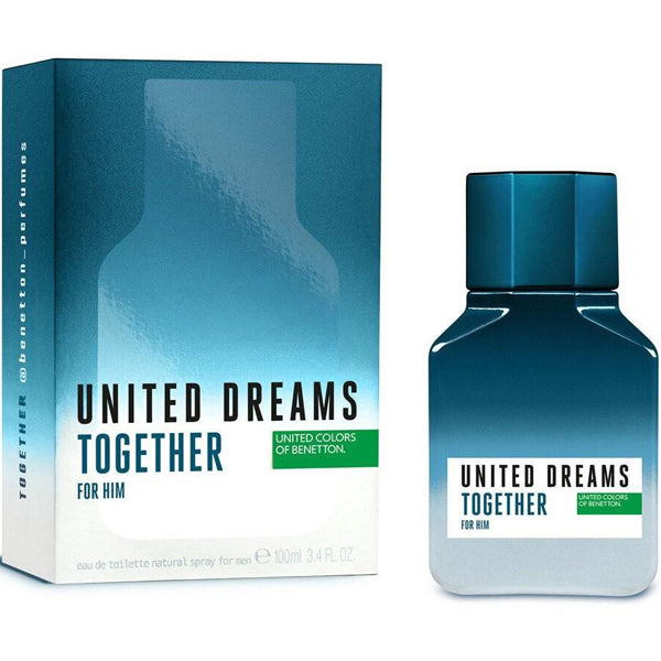 Benetton Colors United Dreams Together for Him Eau de Toilette 3.4 oz fragrance bottle