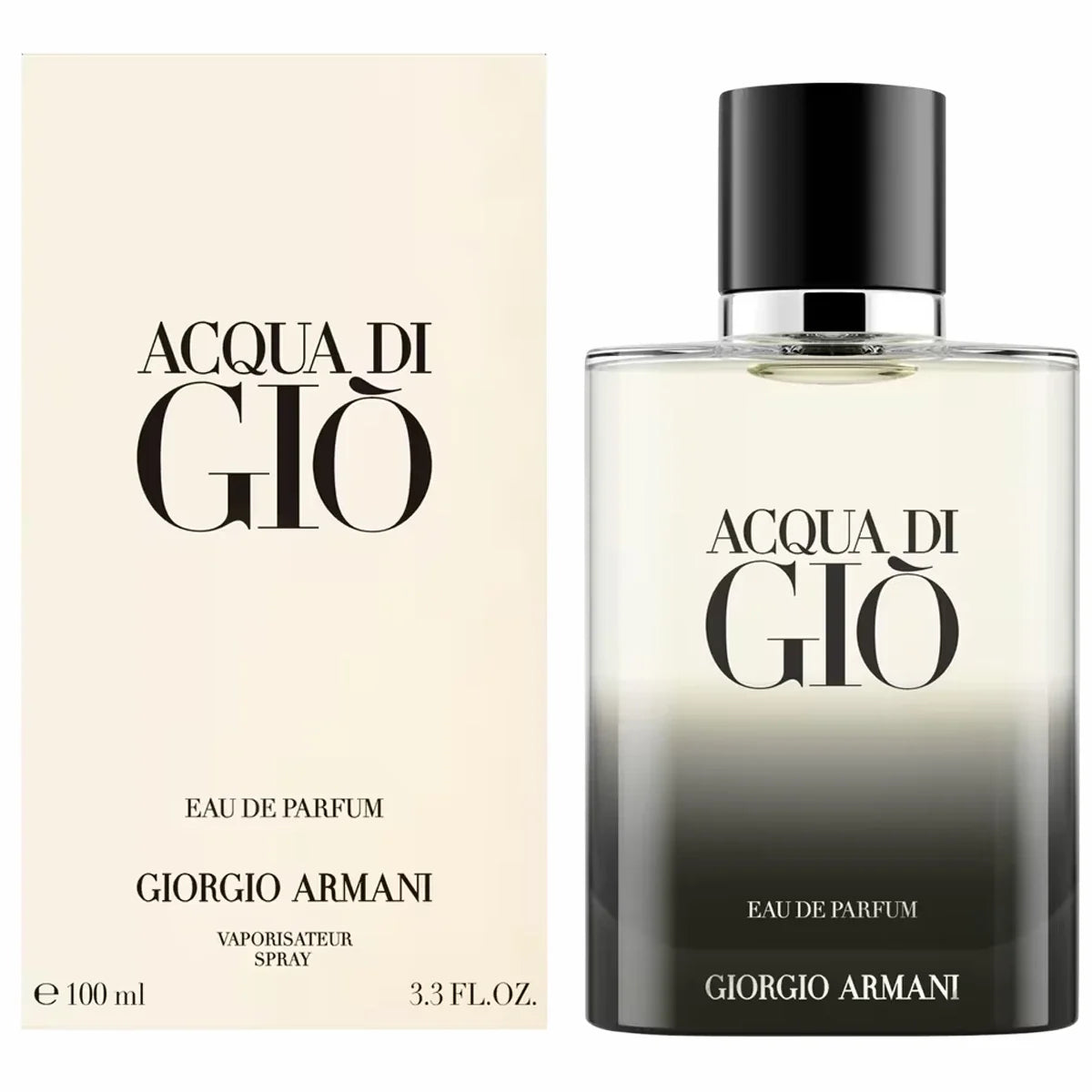 Giorgio Armani Acqua di Giò Eau de Parfum 3.3 oz fragrance bottle