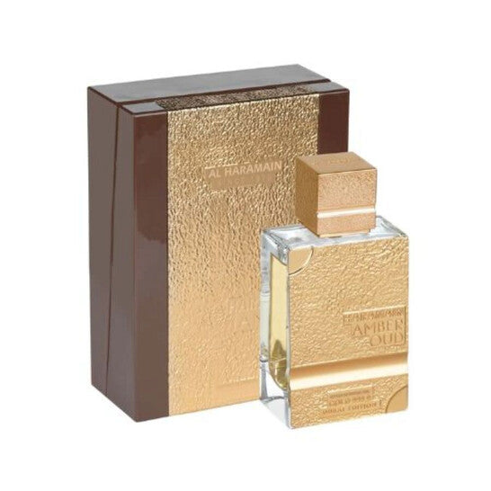 Al Haramain Amber Oud Gold 999.9 Extrait de Parfum 2.53 oz fragrance bottle