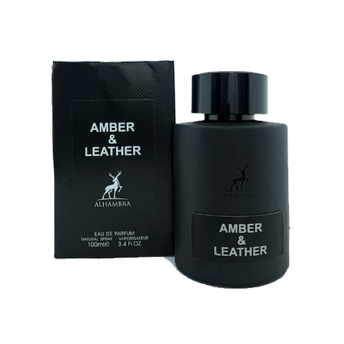 Maison Alhambra Amber & Leather Eau de Parfum 3.4 oz fragrance bottle