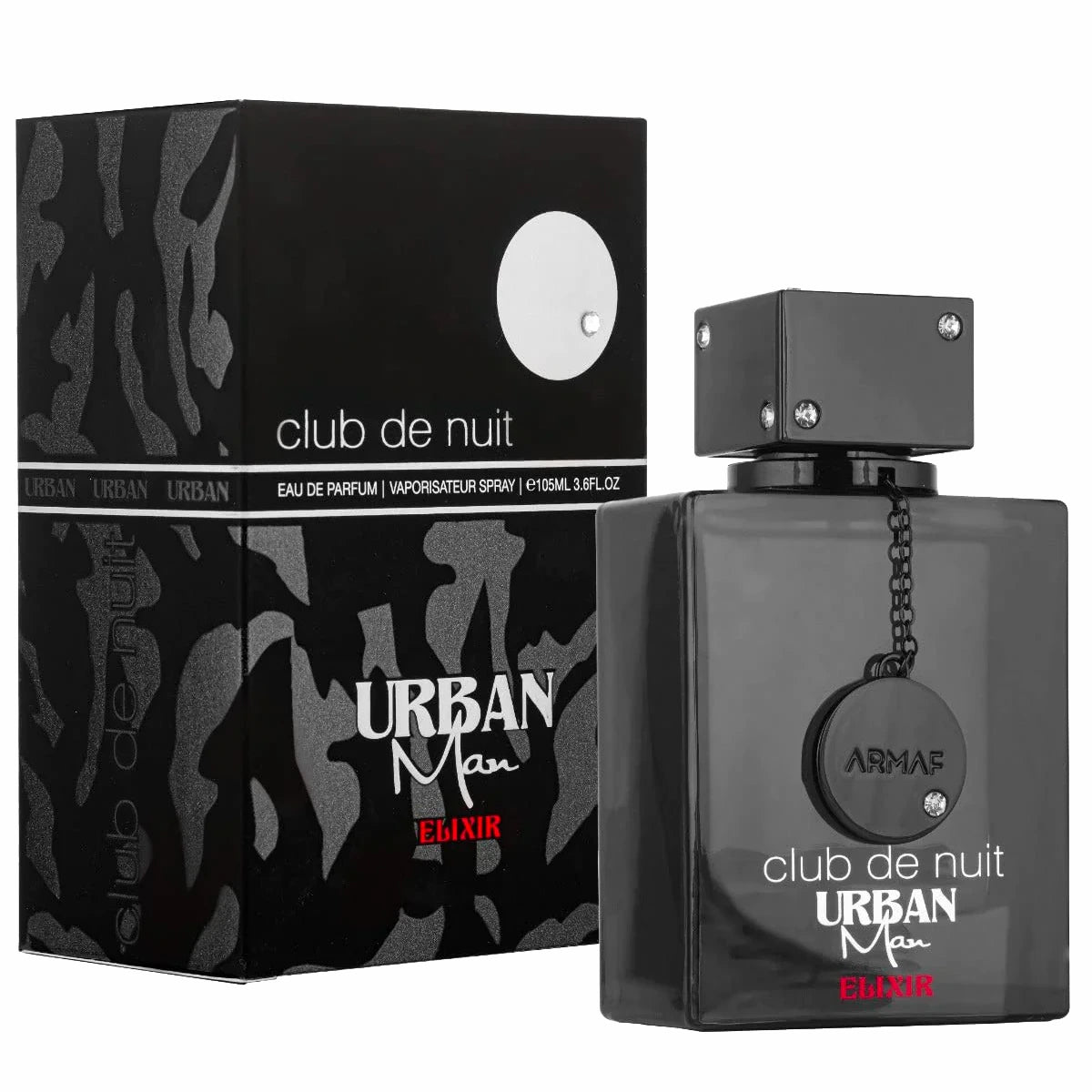 Armaf Club de Nuit Urban Man Elixir Eau de Parfum 3.6 oz fragrance bottle