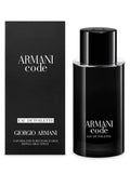 Giorgio Armani Armani Code Refillable Eau de Toilette 2.5 oz fragrance bottle