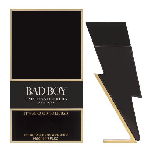 Carolina Herrera Bad Boy Eau de Toilette 1.7 oz fragrance bottle