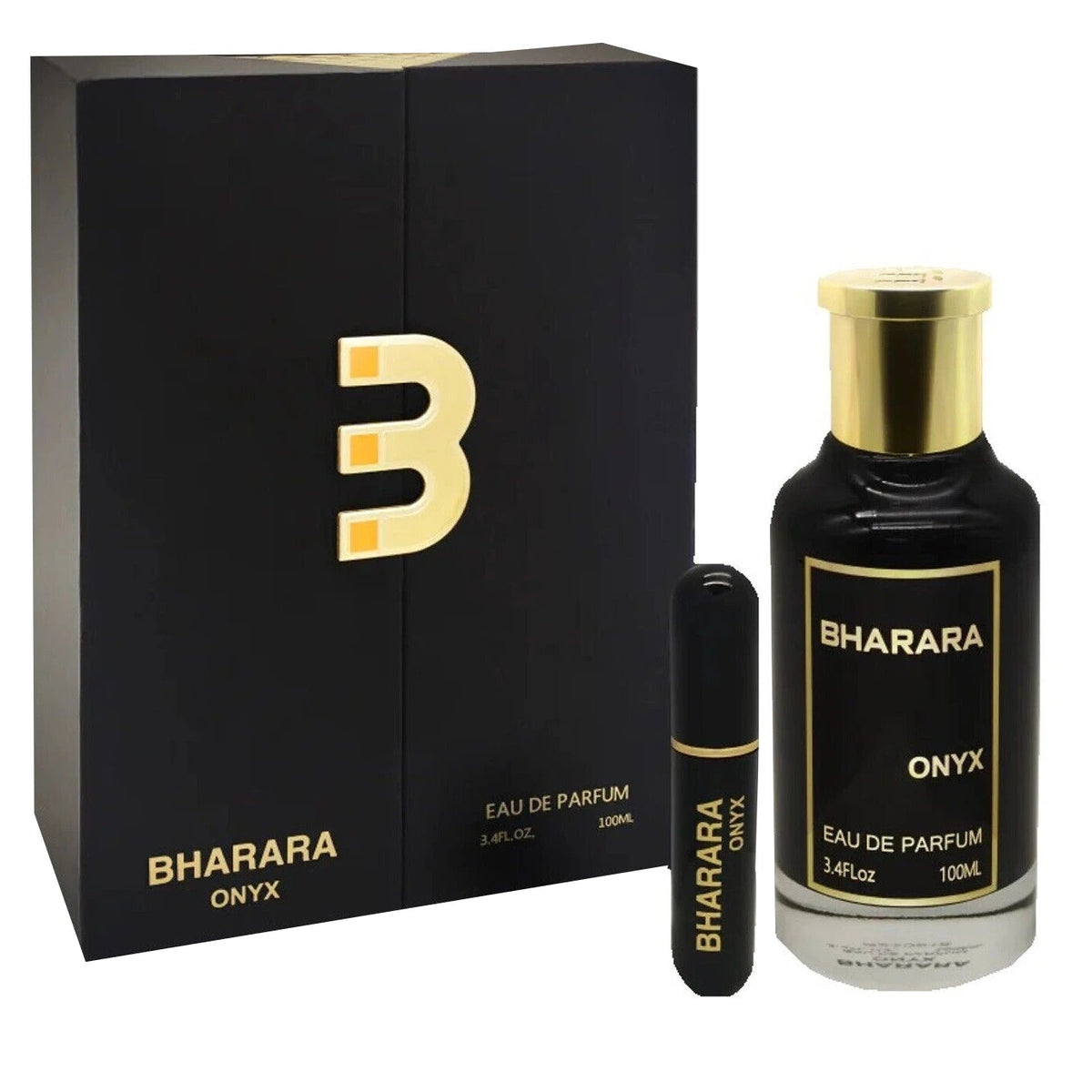 Bharara Beauty Onyx Eau de Parfum 3.4 oz fragrance bottle