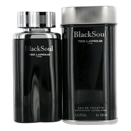 Ted Lapidus Black Soul Eau de Toilette 3.3 oz fragrance bottle