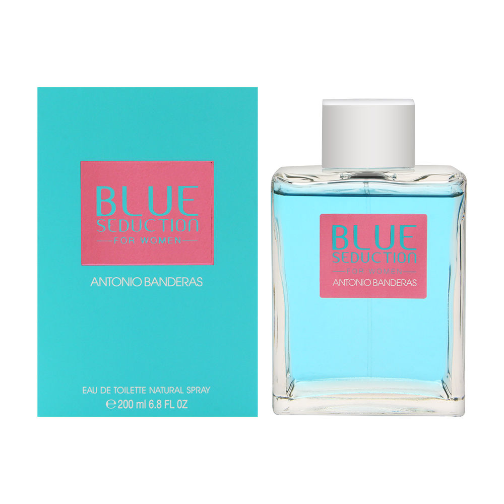 Antonio Banderas Blue Seduction Eau de Toilette 6.7 oz fragrance bottle