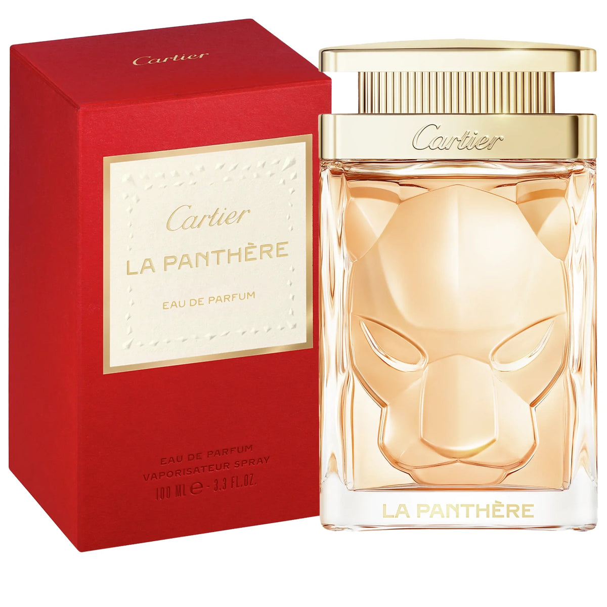 Cartier La Panthère Eau de Parfum 3.4 oz fragrance bottle