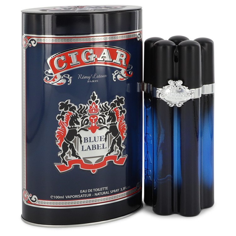 Rémy Latour Cigar Blue Label Eau de Toilette 3.3 oz fragrance bottle