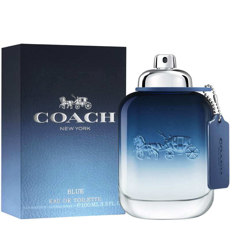 Coach Blue Eau de Toilette 3.4 oz fragrance bottle
