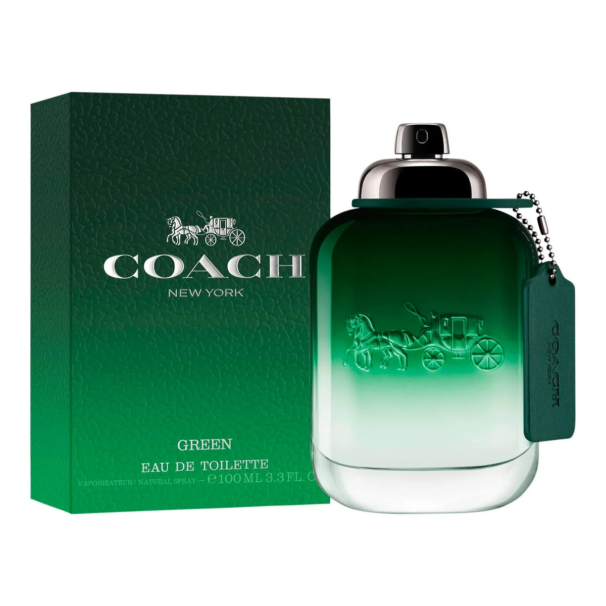 Coach Green Eau de Toilette 3.4 oz fragrance bottle