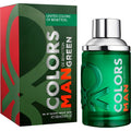 Benetton Colors Man Green Eau de Toilette 3.4 oz fragrance bottle