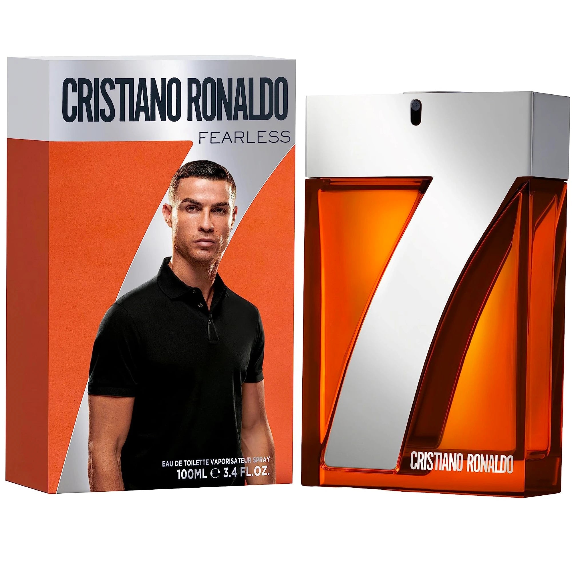 Cristiano Ronaldo CR7 Fearless Eau de Toilette 3.4 oz fragrance bottle