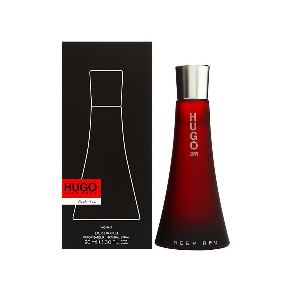 Hugo Boss Deep Red Eau de Parfum 3.0 oz fragrance bottle