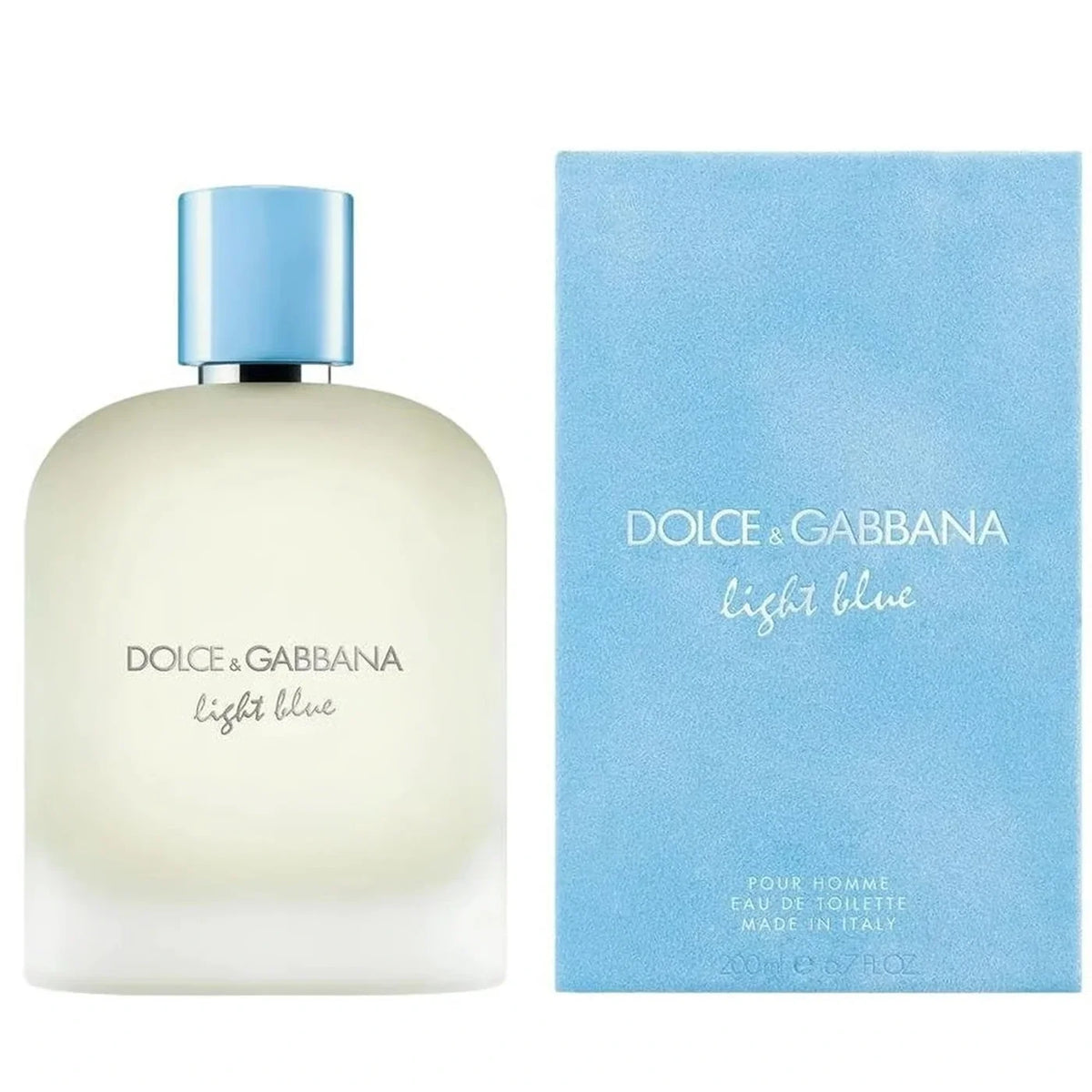 Dolce & Gabbana Light Blue Pour Homme Eau de Toilette 6.7 oz fragrance bottle