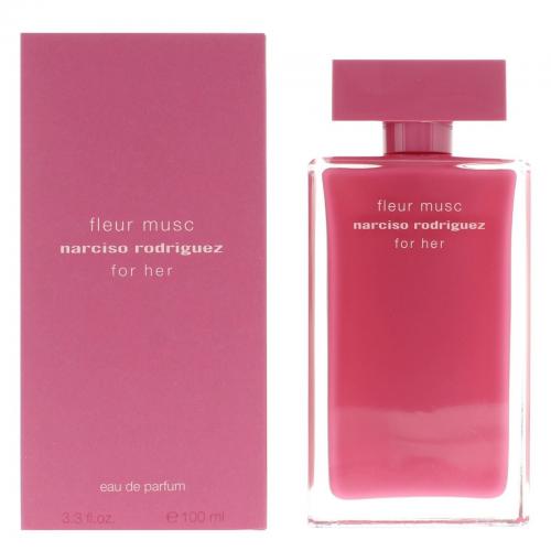 Narciso Rodriguez Fleur Musc for Her Eau de Parfum 3.4 oz fragrance bottle