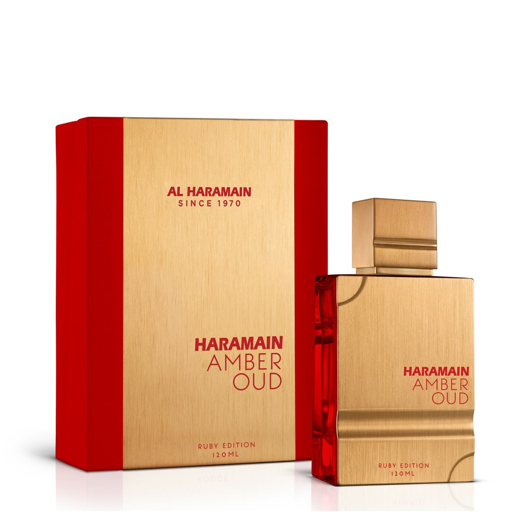 Al Haramain Amber Oud Ruby Edition Eau de Parfum 4.0 oz fragrance bottle