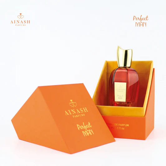 Ainash Parfums Perfect Man Eau de Parfum 2.5 oz fragrance bottle