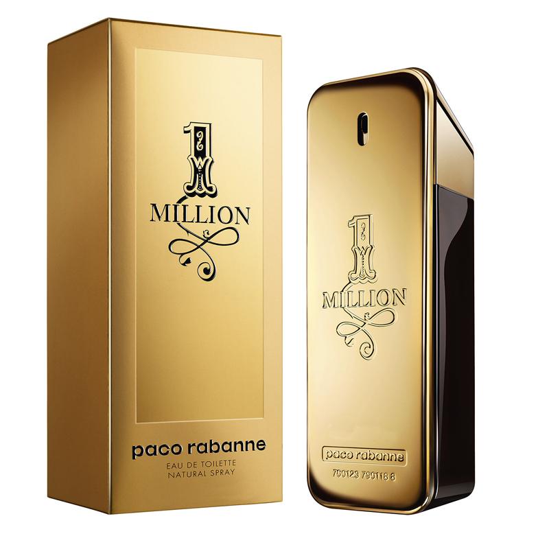 Rabanne 1 Million Eau de Toilette gold bar 6.8 oz bottle with presentation box