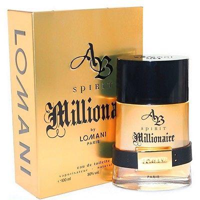 Lomani AB Spirit Millionaire Eau de Parfum 3.3 oz fragrance bottle