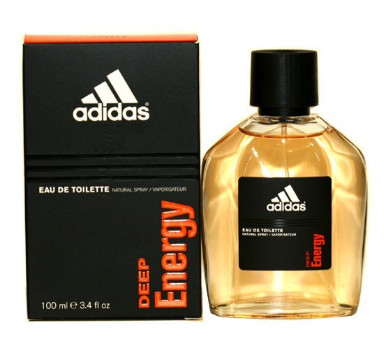 Adidas Deep Energy Eau de Toilette 3.4 oz fragrance bottle