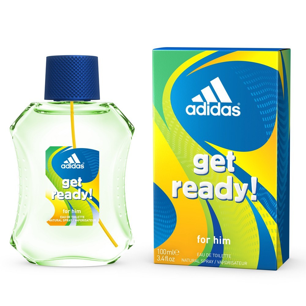 Adidas Get Ready Eau de Toilette 3.4 oz fragrance bottle