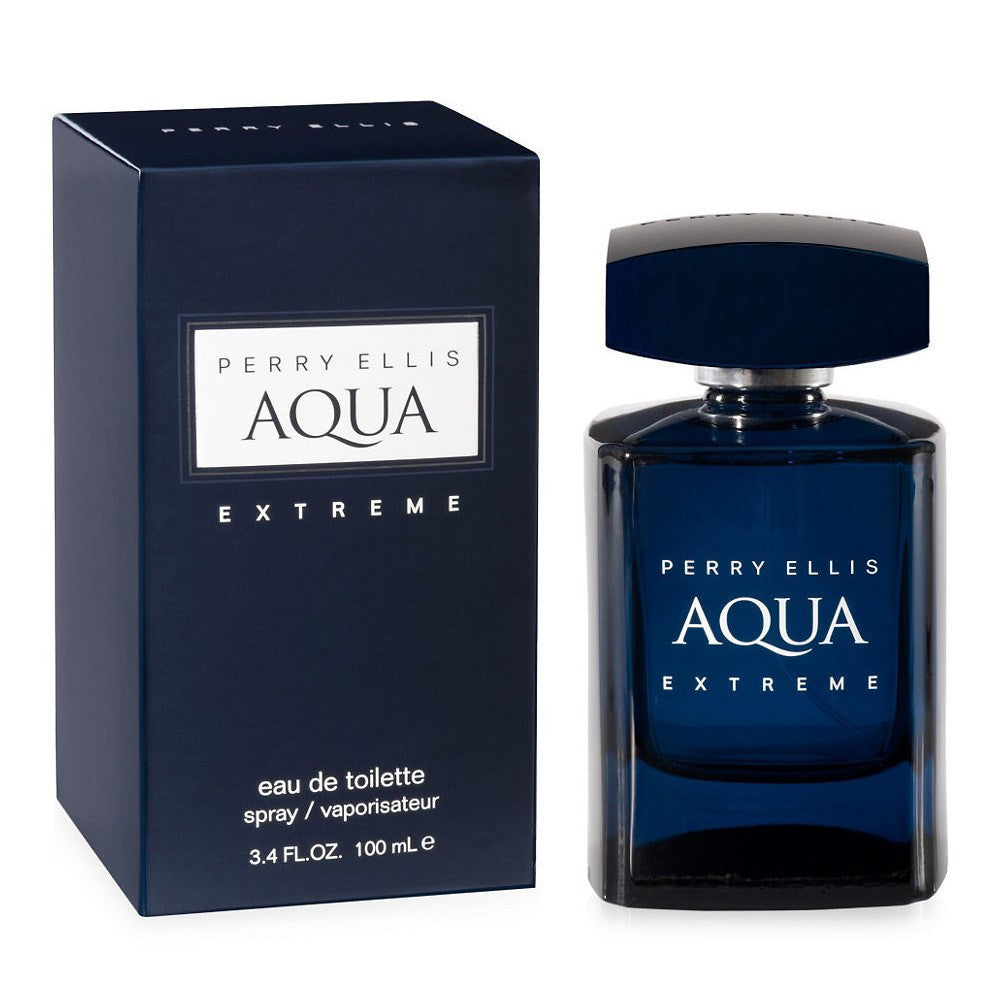 Perry Ellis Aqua Extreme Eau de Toilette 3.4 oz fragrance bottle