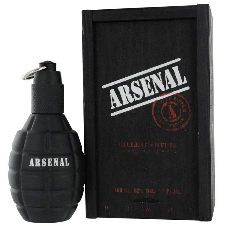 Gilles Cantuel Arsenal Black Eau de Toilette 3.4 oz fragrance bottle