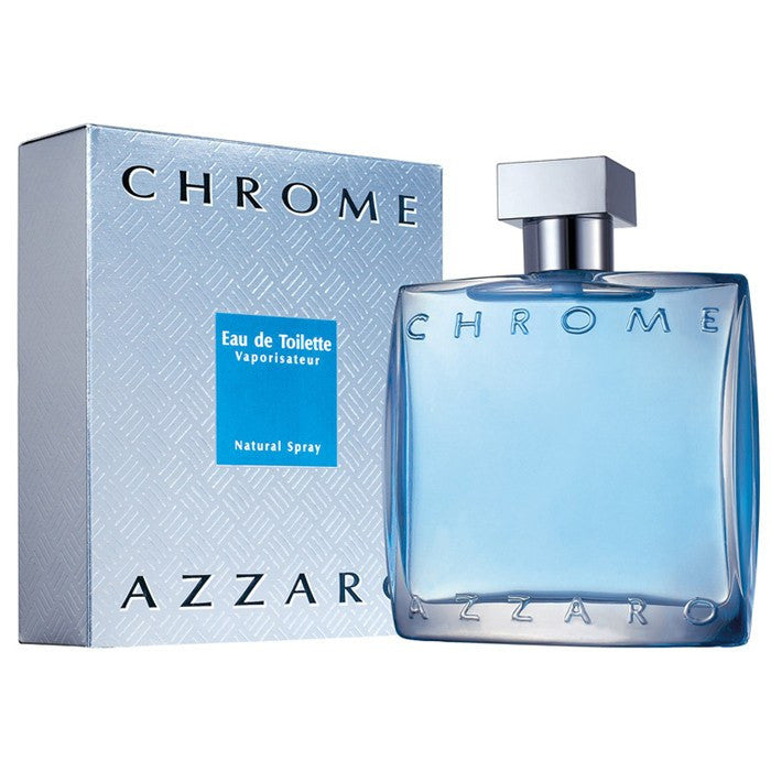 Azzaro Chrome Eau de Toilette 3.4 oz fragrance bottle