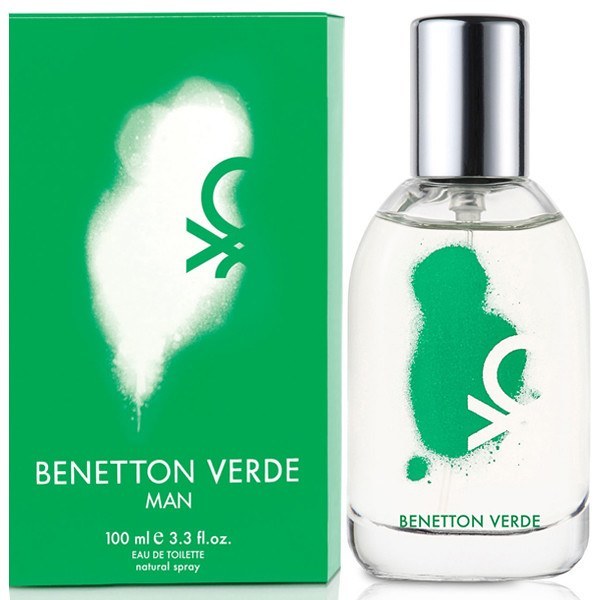 Benetton Verde Eau de Toilette 3.4 oz fragrance bottle