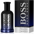 Hugo Boss Boss Bottled Night Eau de Toilette 3.4 oz bottle with matching dark blue box