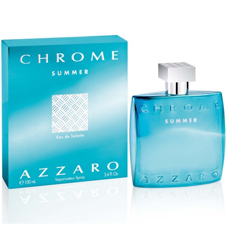 Azzaro Chrome Summer Eau de Toilette 3.4 oz fragrance bottle